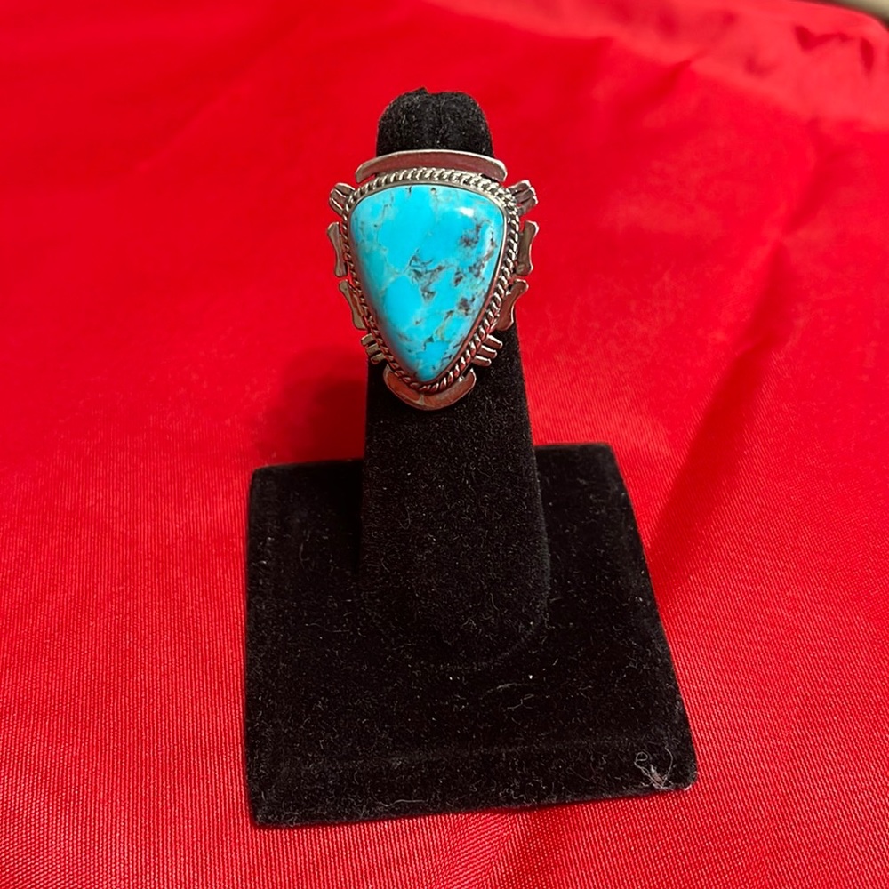 Turquoise and Sterling silver ring